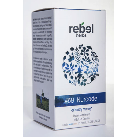 Picture of #68 Nuroade 30 caps by Rebel Herbs                          