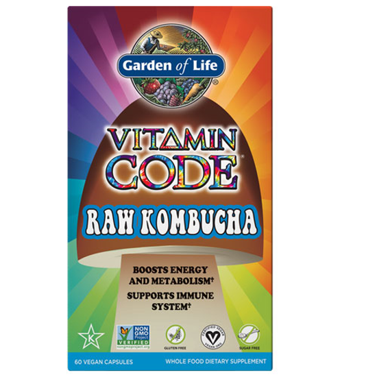 Picture of Vitamin Code Raw Kombucha 60 caps by Garden of Life         