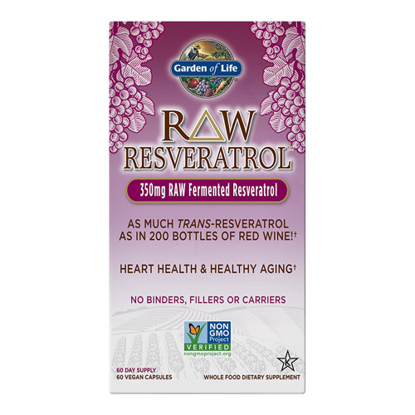 Picture of Raw Resveratrol 60 caps by Garden of Life