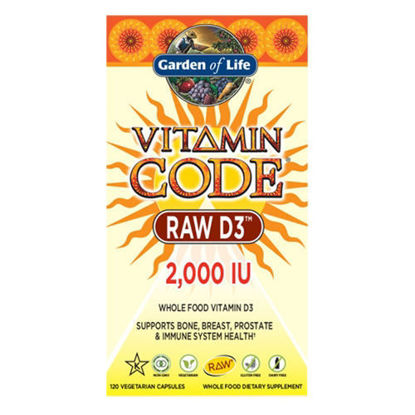 Picture of Vitamin Code Raw D3 (2000) 120 Caps by Garden of Life