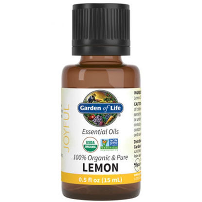Picture of Organic Lemon Essential Oil 0.5 oz. by Garden of Life