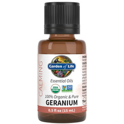 Picture of Organic Geranium Essential Oil 0.5 oz. by Garden of Life