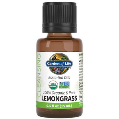 Picture of Organic Lemongrass Essential Oil 0.5 oz. by Garden of Life