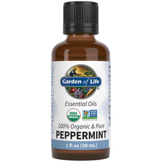 Picture of Organic Peppermint Essential Oil 1 oz. by Garden of Life    
