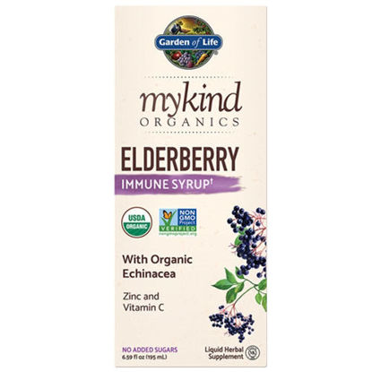 Picture of mykind Organics Elderberry Syrup 6.6 oz. by Garden of Life