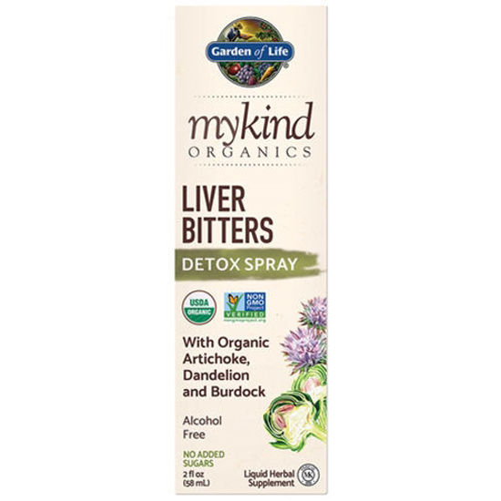 Picture of mykind Organics Liver Bitters Detox 2 oz. Spray by GoL
