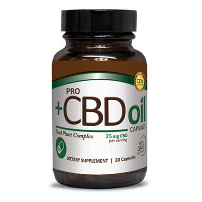 Picture of ProCBD Oil 25mg Capsules 30ct