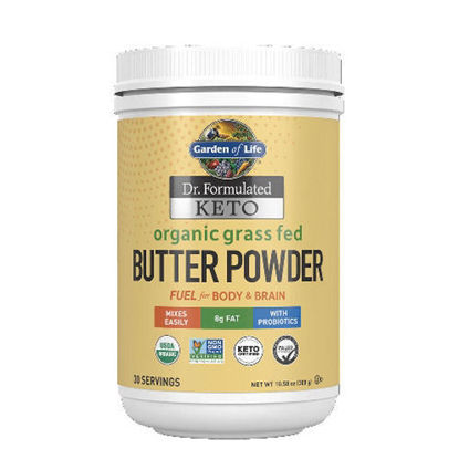 Picture of Dr. Formulated Keto Organic Grass Fed Butter Pwdr 300g, GoL 