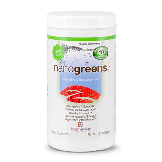 Picture of NanoGreens10 (Strawberry) 12.7oz. by Biopharma Scientific   