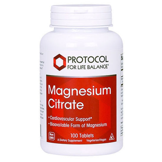 Picture of Magnesium Citrate (200mg) High Potency 100 tabs by Protocol 