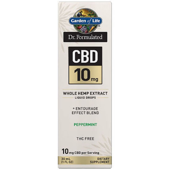 Picture of Dr. Formulated CBD Oil 10mg (Peppermint) 1 oz. Drops by GoL 