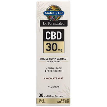 Picture of Dr. Formulated CBD Oil 30mg (Choc. Mint) 1 oz. Drops by GoL 