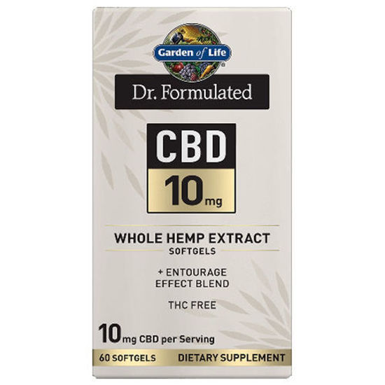 Picture of Dr. Formulated CBD Softgels (10mg) 60ct by Garden of Life   