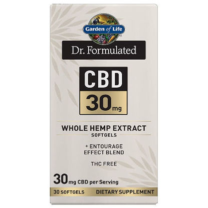 Picture of Dr. Formulated CBD Softgels (30mg) 30ct by Garden of Life   