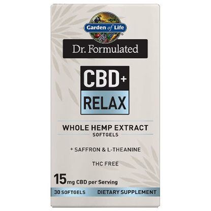 Picture of Dr. Formulated CBD+ Relax Softgels (15mg) 30ct by GoL