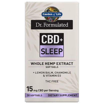 Picture of Dr. Formulated CBD+ Sleep Softgels (15mg) 30ct by GoL       