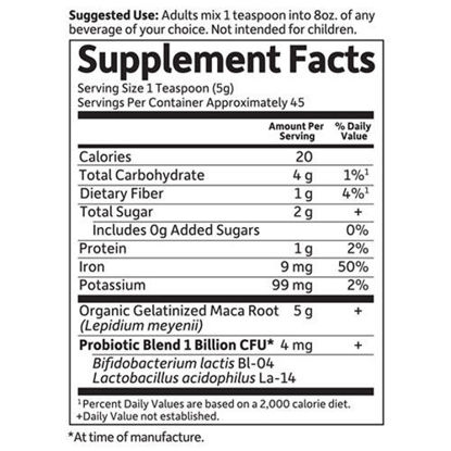 Picture of mykind Organics Maca Powder 225g by Garden of Life