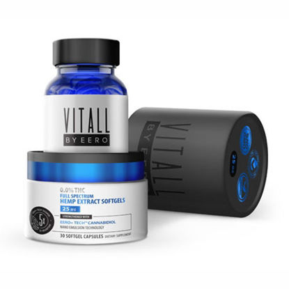 Picture of Eero Vitall 25mg CBD 30 Softgels                            