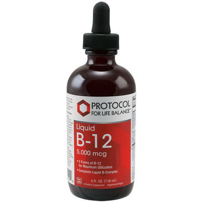 Picture of B12 Liquid (5000 mcg) 4 oz. by Protocol