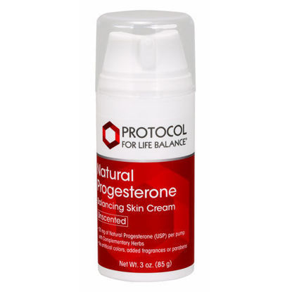 Picture of Progesterone Cream 3 oz. pump by Protocol                   