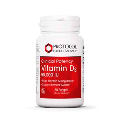 Picture of Vitamin D3 (50,000 iu) 50 softgels by Protocol