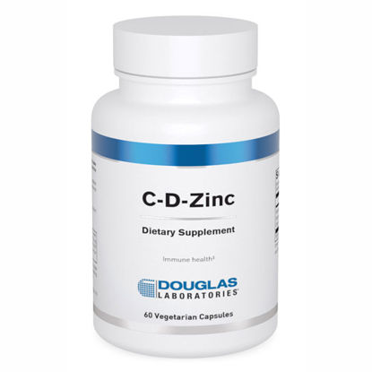 Picture of C-D-Zinc 60 caps by Douglas Laboratories                    