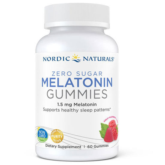 Picture of Zero Sugar Melatonin Gummies 60ct, Nordic Naturals          