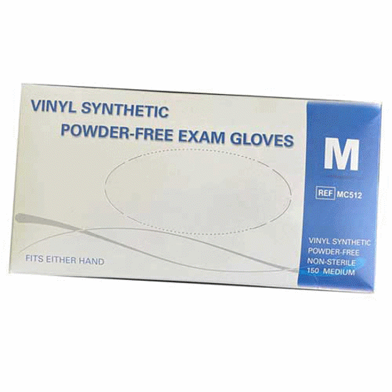 Picture of Synthetic Vinyl Exam Gloves                                 