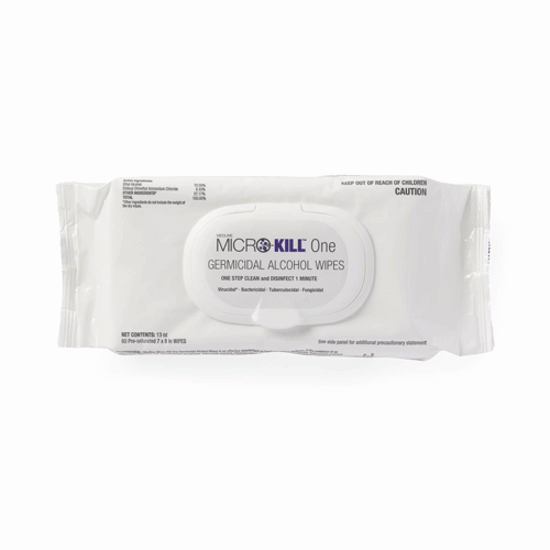 Picture of Micro-Kill One Germicidal Alcohol Wipes 60's                