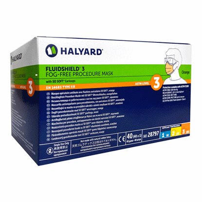 Picture of FLUIDSHIELD 3 Fog-Free Face Masks 40's
