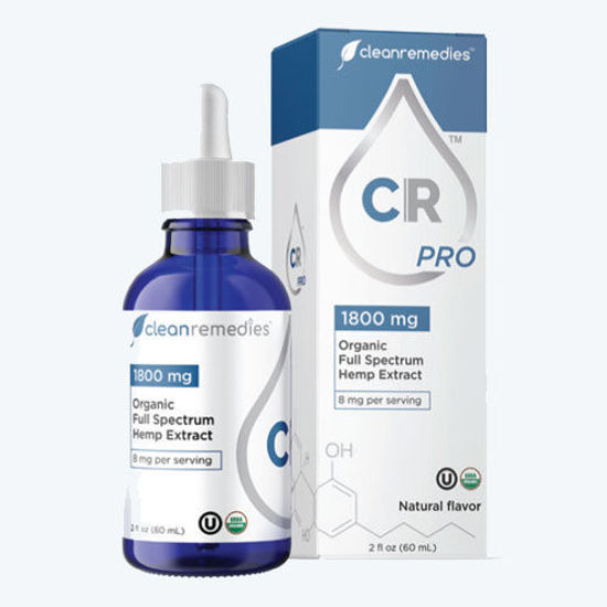 Picture of Full Spectrum Hemp Extract (1800mg) 2 oz. by Clean Remedies 
