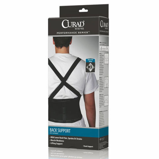 Picture of Curad Performance Series Back Support w/ Suspenders