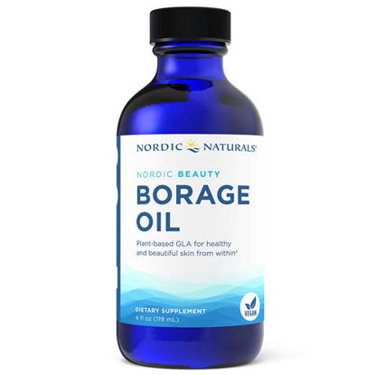 Picture of Nordic Beauty Borage Oil (formerly Nordic GLA) 4oz.         