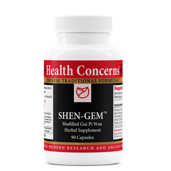 Picture of Shen Gem - Modified Gui Pi Tang, Health Concerns            