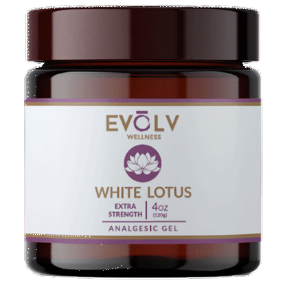 Picture of White Lotus Analgesic Balm 4oz. by Evolv                    