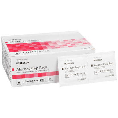 Picture of Alcohol Prep Pads Sterile box of 200