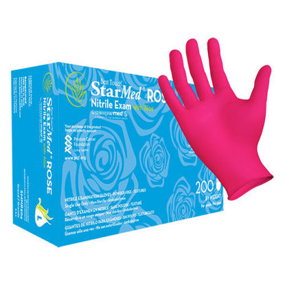 Picture of SemperMed StarMed® Nitrile Aloe Exam Gloves