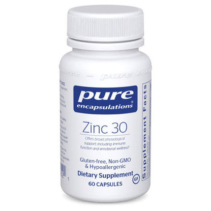 Picture of Zinc 30 (picolinate) 60's, Pure Encapsulations
