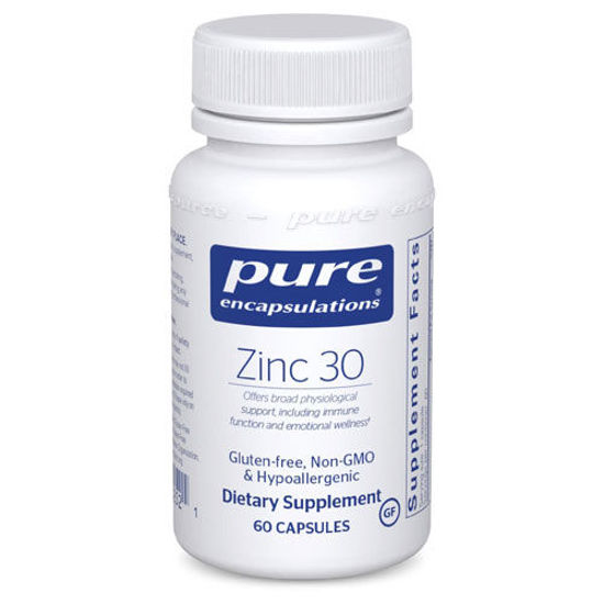 Picture of Zinc 30 (picolinate) 60's, Pure Encapsulations
