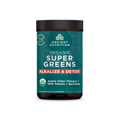 Picture of Organic SuperGreens Alkalize & Detox 213g, Ancient Nutrition