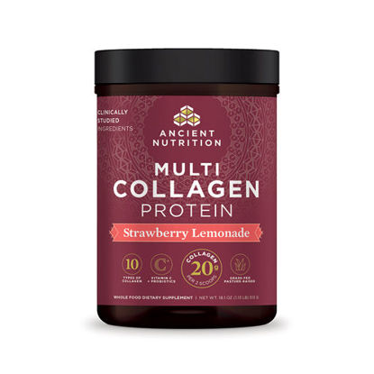 Picture of Multi Collagen Protein (Strw Lem) 513g by Ancient Nutrition