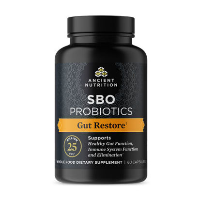 Picture of SBO Probiotics Gut Restore 60's by Ancient Nutrition