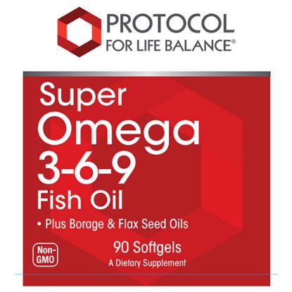 Picture of Super Omega 3-6-9 90 softgels by Protocol